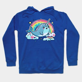 Sweet Seafaring Narwhal Hoodie